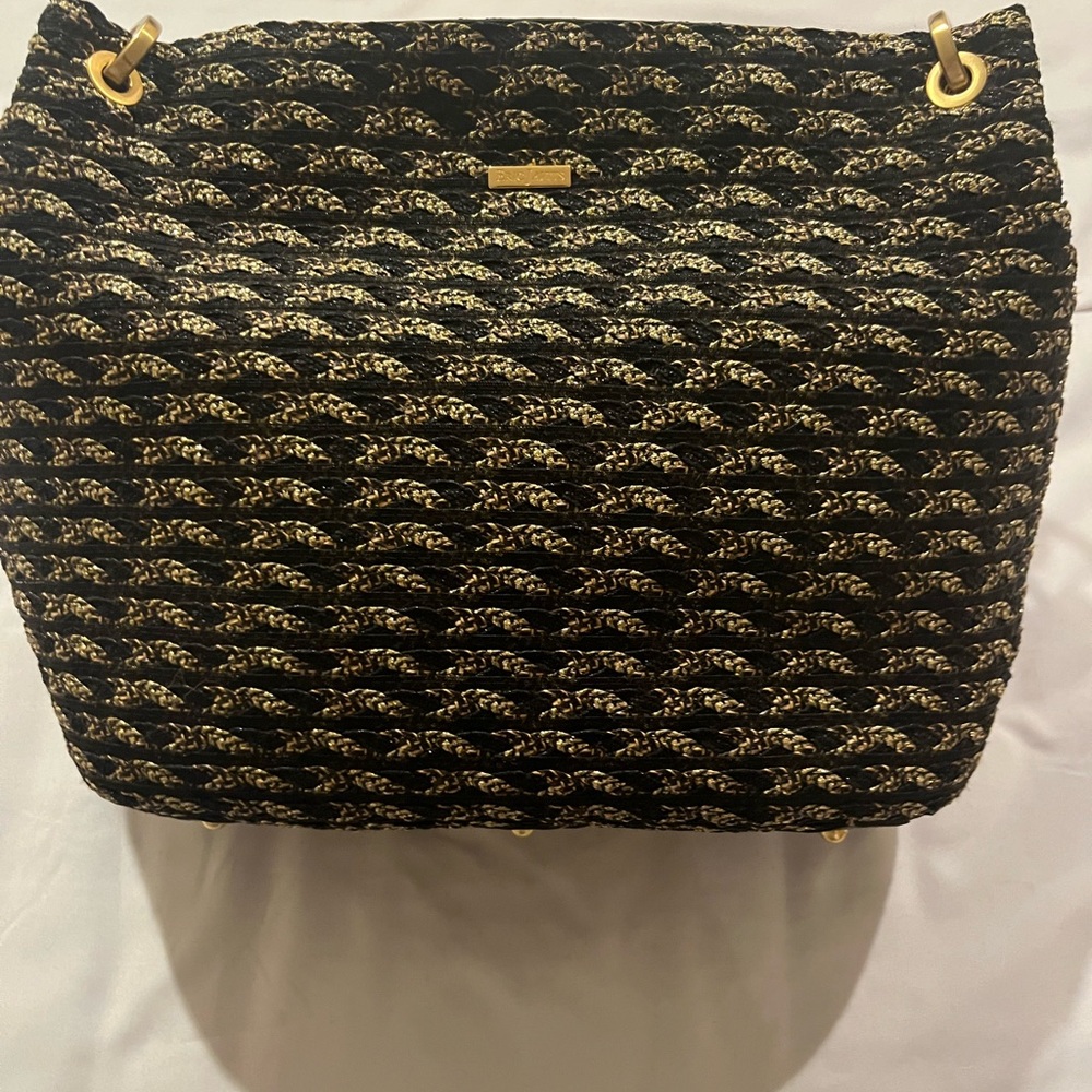 ERIC JAVITS Women’s gold and black bag